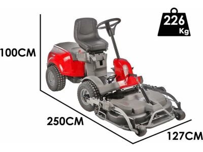 Tractor cortacésped Castelgarden XK4 160 HD 4x4 corte frontal 95 cm - Nuevo - Imagen 2