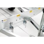 Mini remolque plataforma portacoches basculante 360 kg 6 anillas - Nuevo - Imagen 4