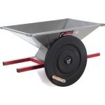 Estrujadora manual pequeña Grifo PPI.18 INOX tolva 80 x 50 cm y rodillos nylon 220 mm - Nuevo