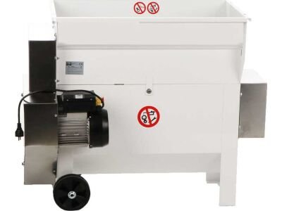 Despalilladora eléctrica Grifo DVEP20R con bomba y rodillos de caucho alimentario, 2000 kg/h - Nuevo