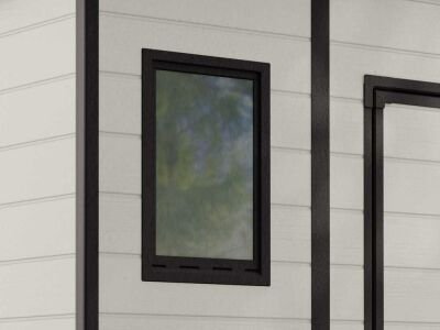 Caseta de jardín Keter Manor Pent 5,1 m³ con ventana frontal 183,5x185x200 cm - Nuevo - Imagen 10
