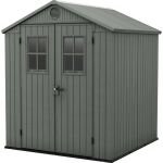 Caseta de jardín Keter Darwin Green con ventanas frontales 190 x 183 x 221 cm - Nueva